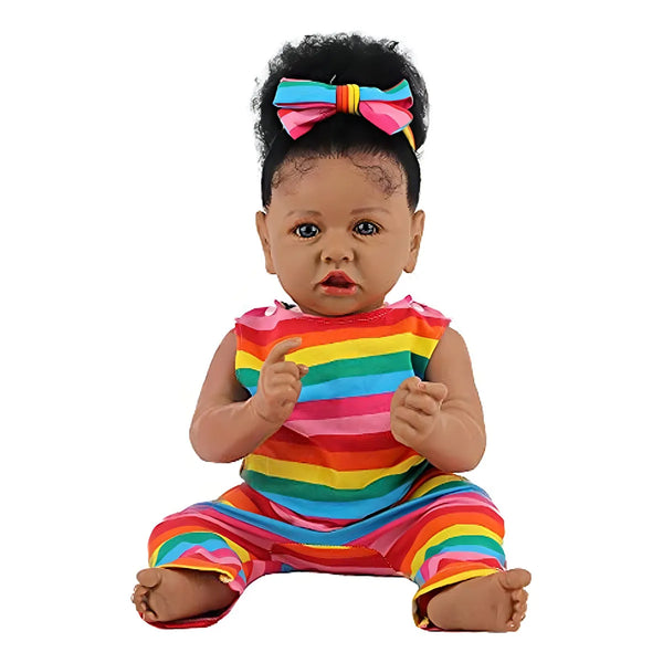Muñeca Bebé Reborn Realista Hoomai 58cm Cuerpo Suave Y Ponderado