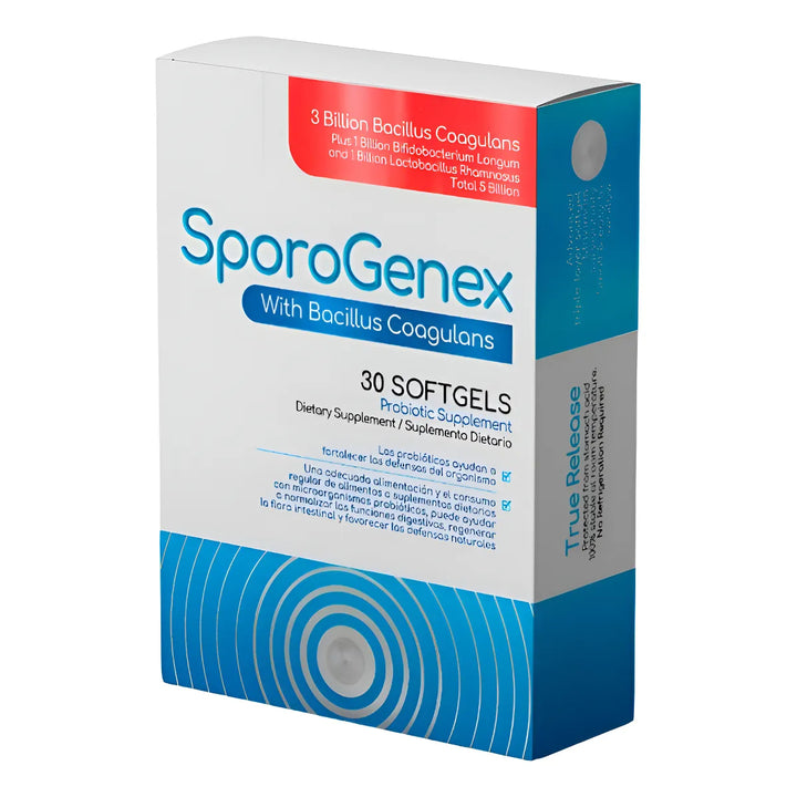 Sporogenex X30softgels Sin Sabor - Imagen 1