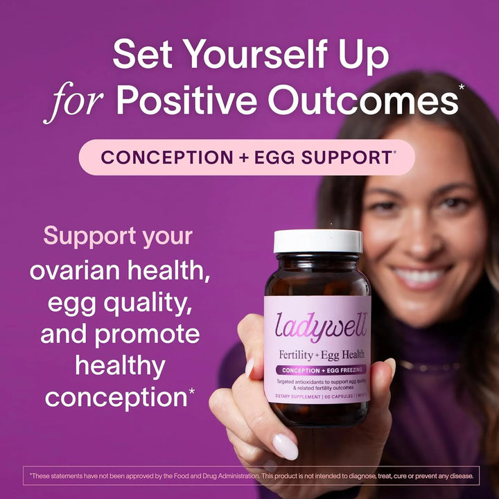 Potenciador Fertilidad Salud Huevo Coq10 Folato Apoyo Ovulac - Imagen 2