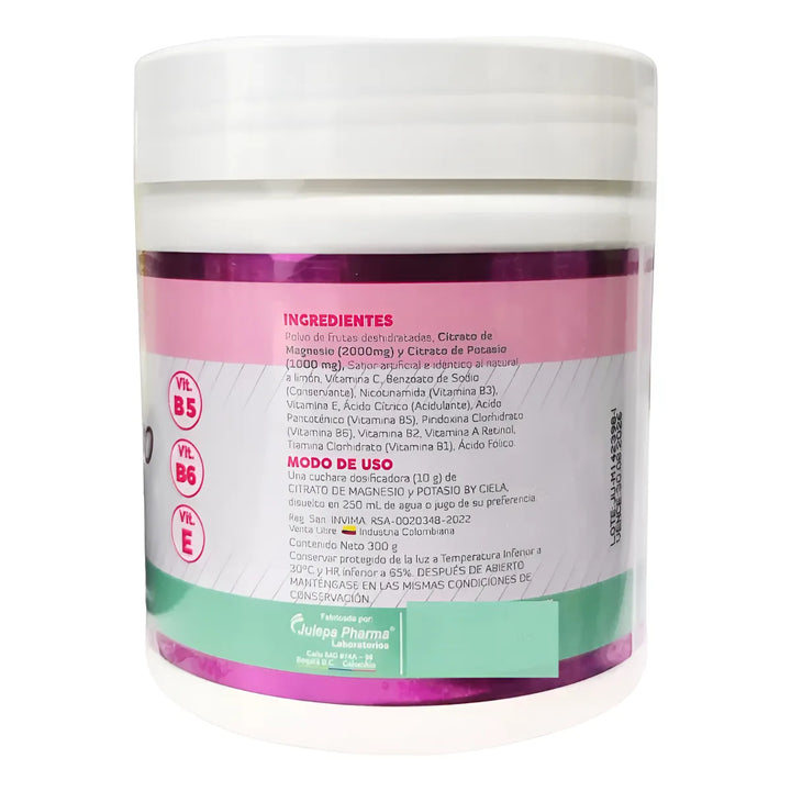 Citrato De Magnesio Y Potasio Limón - Imagen 2