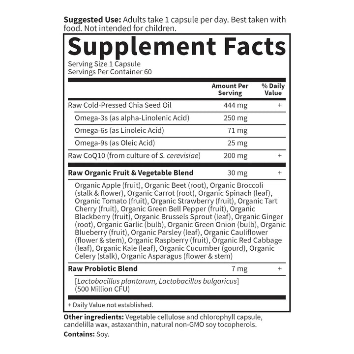 Aceite De Semillas De Chía Omega 3 6 9 Nutrición Natural 60 - Imagen 5