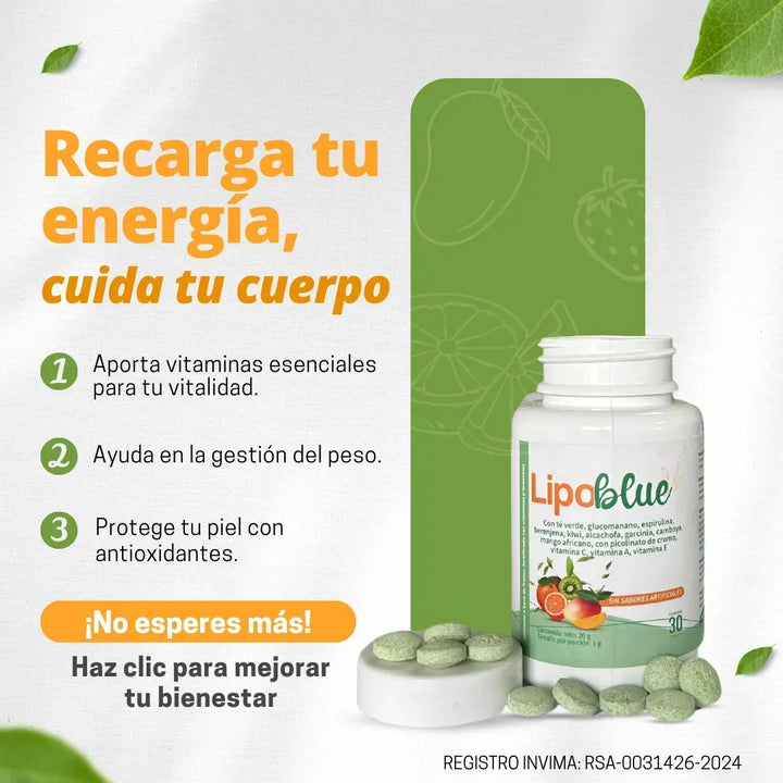 1 Control Peso Natural Lipoblue Natural - Imagen 5