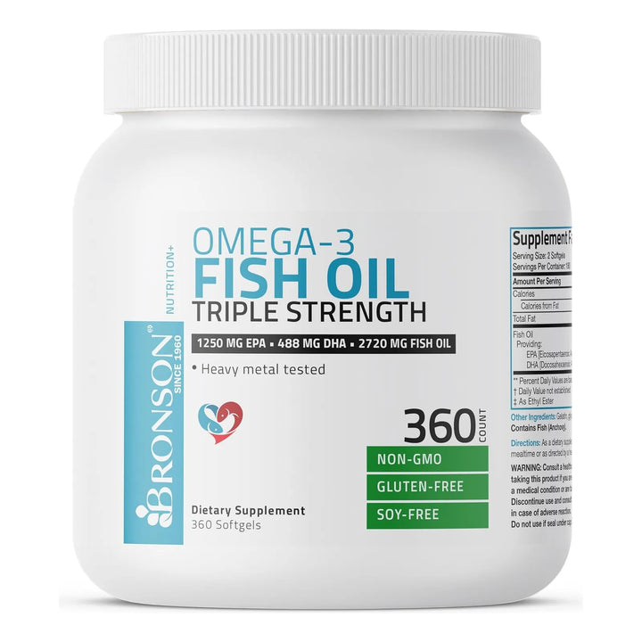 Aceite De Pescado Omega 3 Triple Fuerza 2.7 Gramos 1250 Epa - Imagen 3