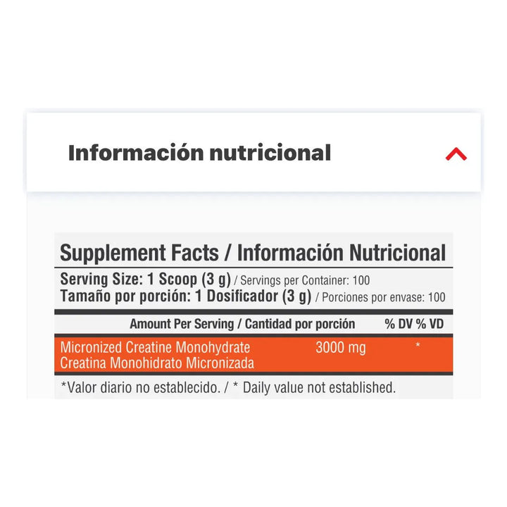 Creatina Monohidratada 300gr - Imagen 4