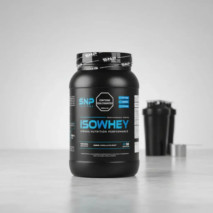 Proteína Iso Whey 2 Libras Con Creatina Monohidrato Paquete 950 G SNP ...
