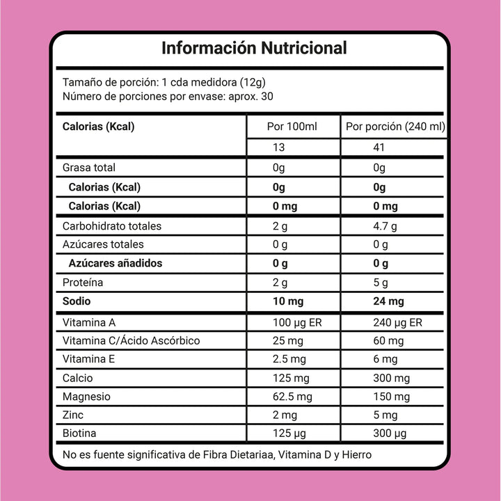 Colageno Hidrolizado Sabor Uva - Imagen 2