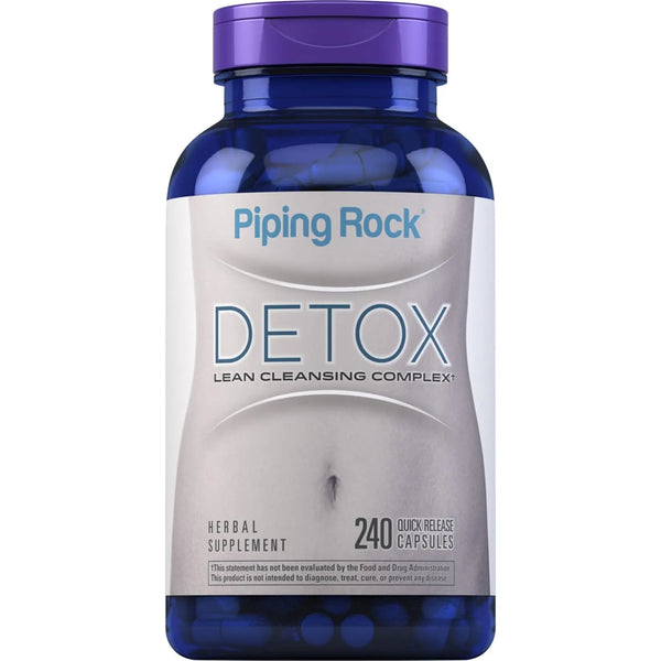 Cápsulas Detox 240 Píldoras Complejo Herbáceo Fórmula Magra Limpieza Profunda
