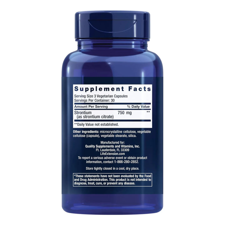 Cápsulas 750 Mg De Estroncio Para Salud Ósea Densidad De Tej - Imagen 2
