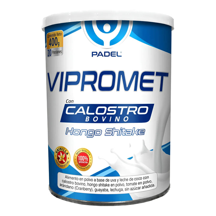 Vipromet Sabor Vainilla Con Calostros Bovino X 400 G - Padel - Imagen 1