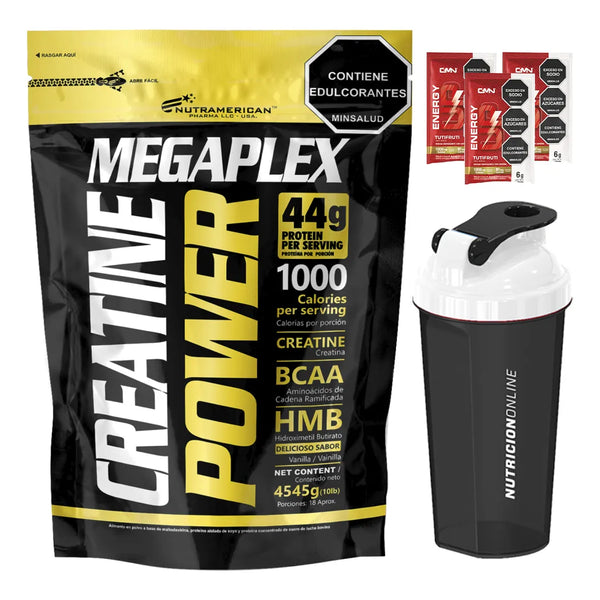 Megaplex 10lb  Creatine Bcaa  Proteina Hipercalorica - Imagen 1