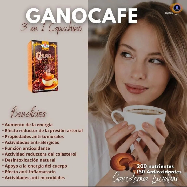 Gano Café 3en1 (pack X 2 Cajas) Cafe Tipo Capuccino - Imagen 10