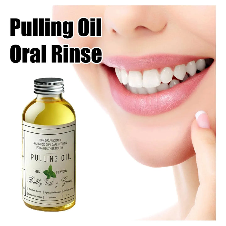 Aceite De Coco Natural Blanqueador Dental Frescura De Menta Fragancia - Imagen 2