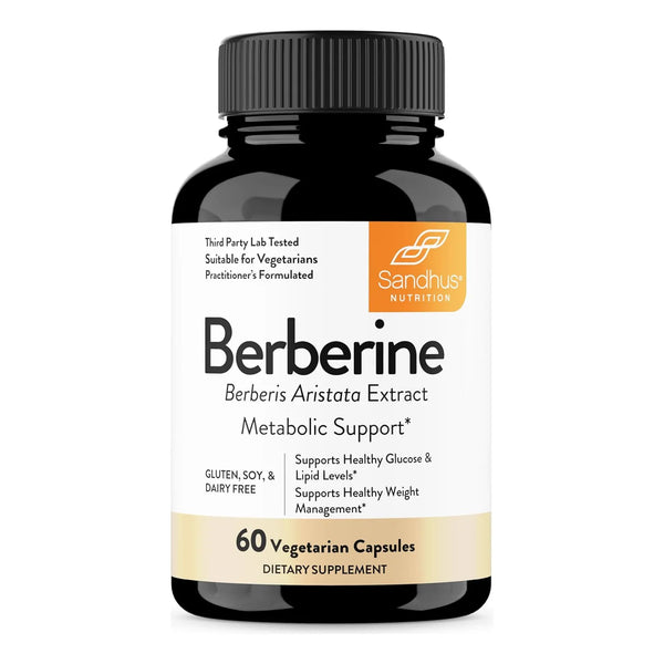 Berberina Hcl 500 Mg Extracto Berberis Aristata 60 Cápsulas - Imagen 1