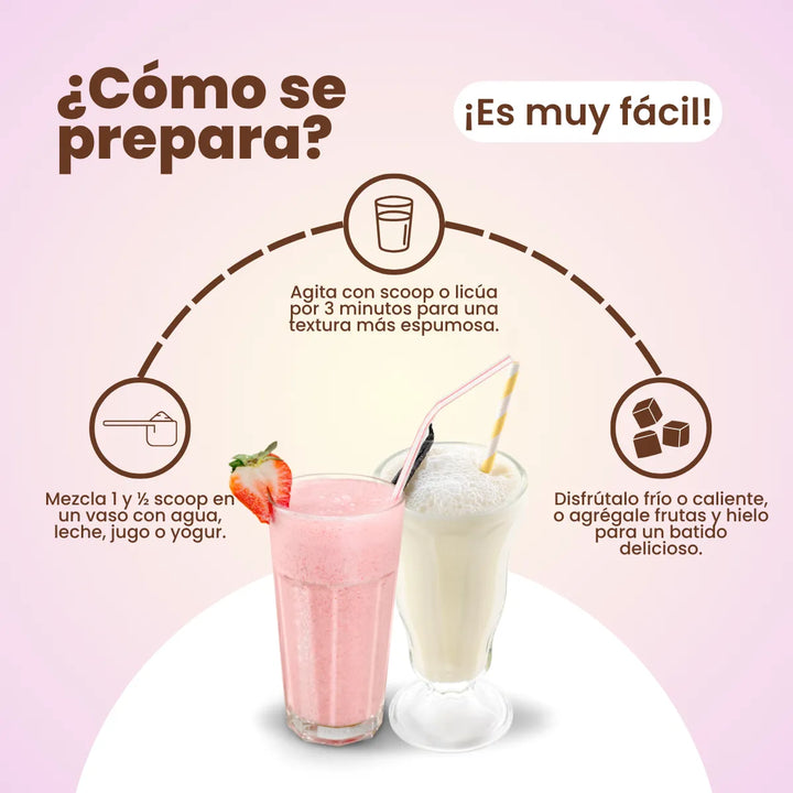 Kit Colágeno Hidrolizado Vitaliah Vainilla + Fresa + Stevia 10ml - Imagen 6