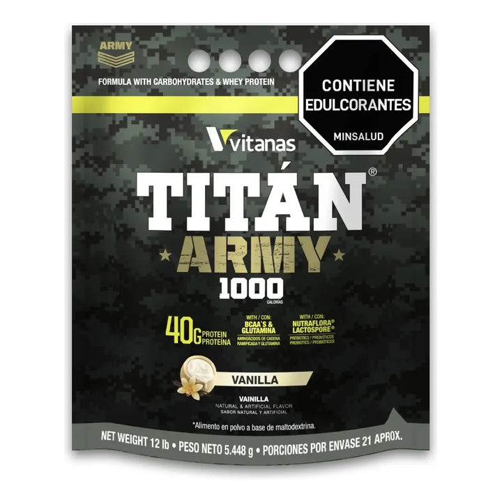 Titan Army 12lb Sin Azúcar - Imagen 2