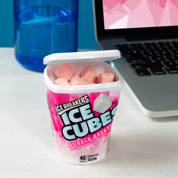 Ice Breakers Ice Cubes Chicles Sin Azúcar 6 Botellas De 3.24 Onzas ...