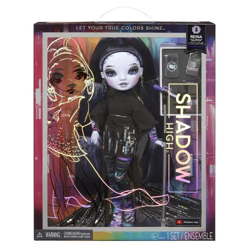 Muñeca Rainbow High Shadow High Serie 2 Reina Glitch Crowne Unica Y Coleccionable