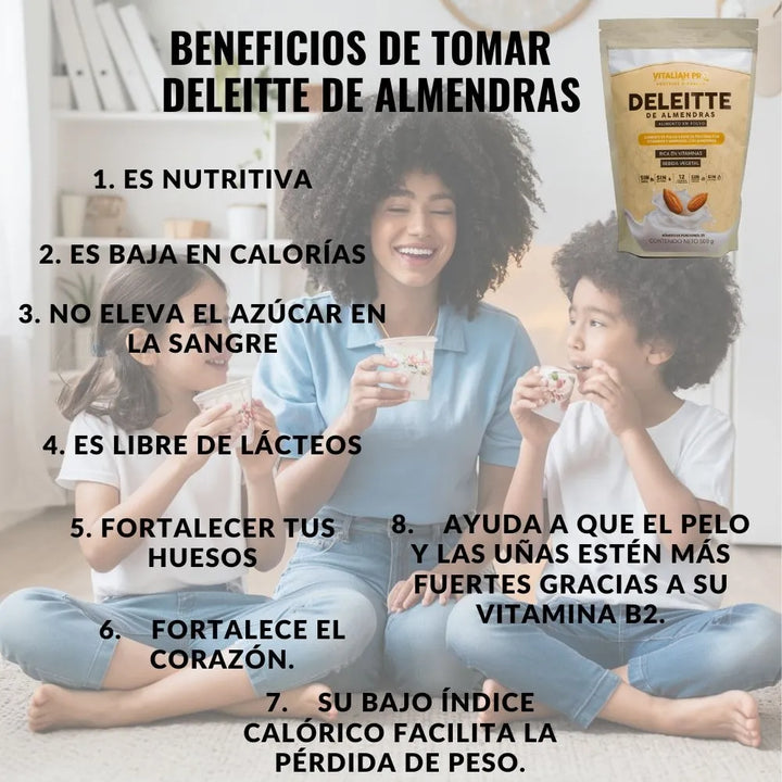 Leche De Almendras 3 Libras Vainilla Y Almendras - Imagen 6