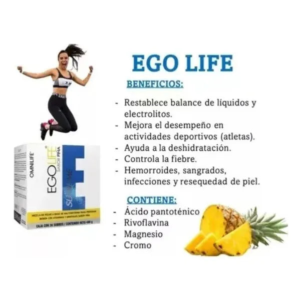 Ego Life  De Omnilife - Unidad A $2365 Piña - Imagen 4