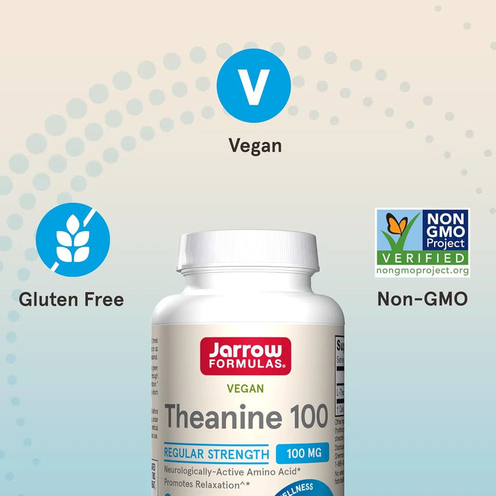 Teanina 100 Mg Aminoacidos Neurologicamente Activos 60 Cap - Imagen 5