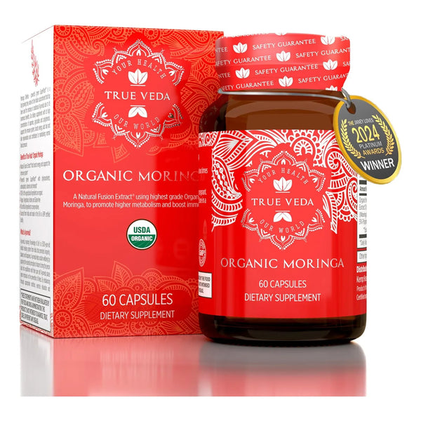 Cápsulas Orgánicas De Moringa Oleifera Con Hojas Naturales C - Imagen 1