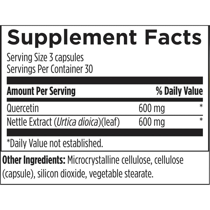 Cápsulas De Quercetina 600 Mg Con Extracto De Ortiga 90 Unid - Imagen 6