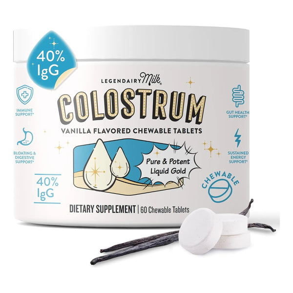 Calostro Bovino Premium Tabletas Masticables Apoyo Inmunológico Y Salud Intestinal