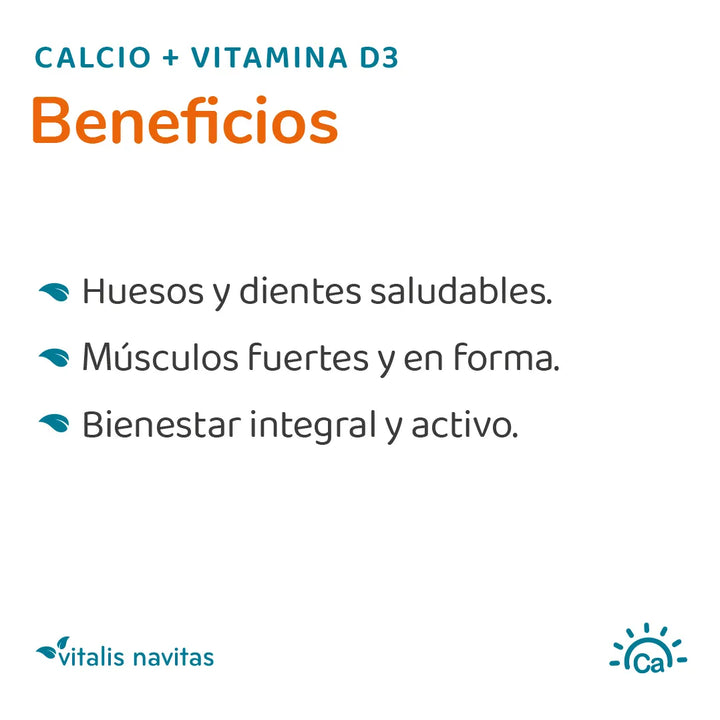 Calcio+vitamina D3 60 Capsulas - Imagen 2