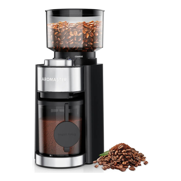 Molinillo De Café Cónico Ajustable 25 Niveles Temporizador 2 A 12 Tazas