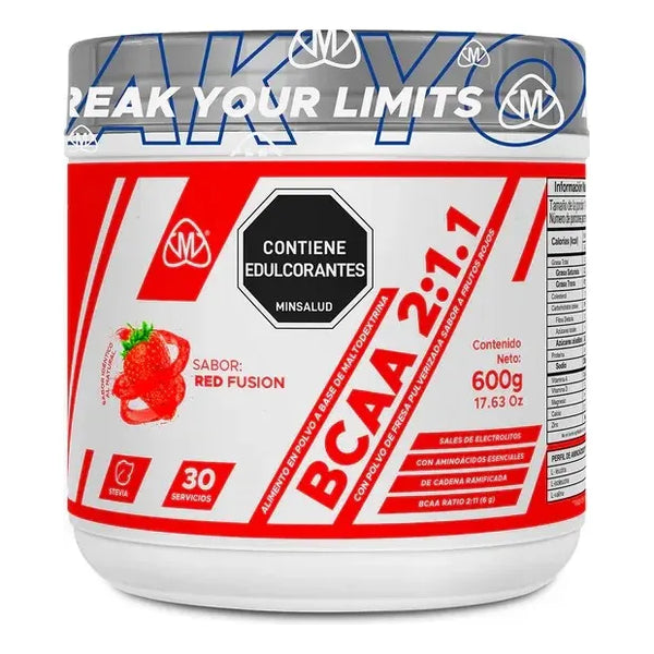 Aminoacidos Bcaa,s 600g Red Fusion - Imagen 1