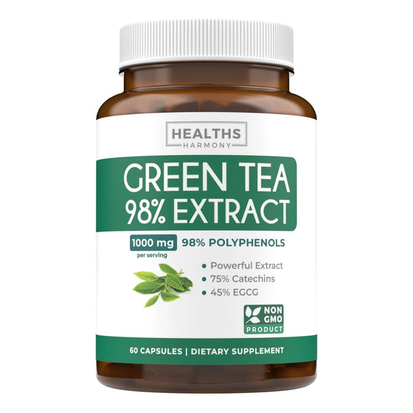 Cápsulas Extracto Té Verde Al 98% Egcg Para Aumentar Metabol - Imagen 1