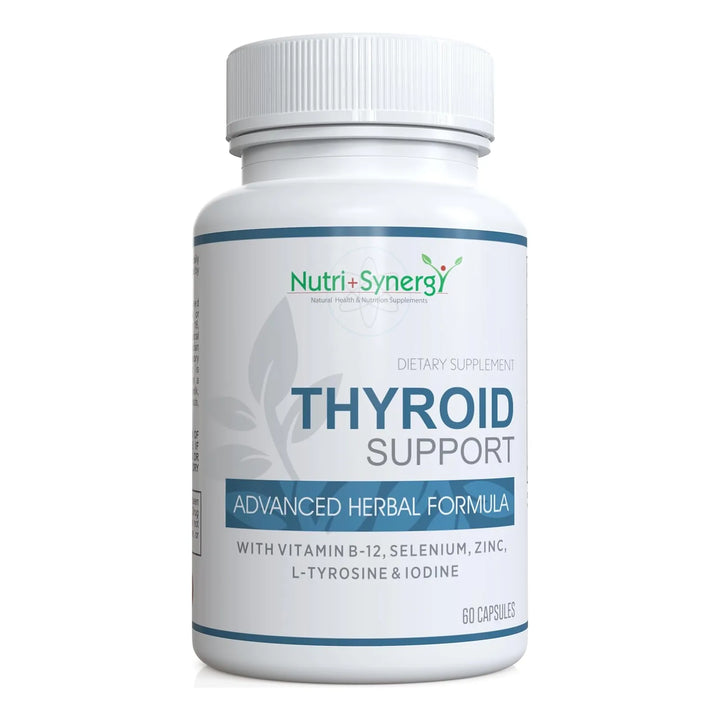 Soporte Tiroides L-tirosina Yodo Vitaminas Minerales 60 Cáps - Imagen 1
