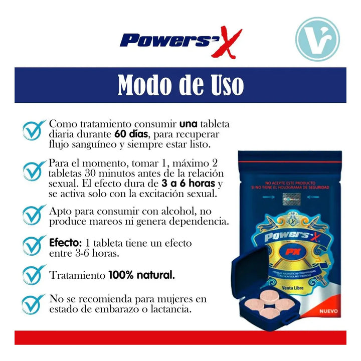 Kit Energizante Natural - 24 Power X + 8 Mega X Gold Sin Sabor - Imagen 3