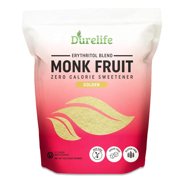 Edulcorante Natural Durelife Golden Monk 5 Libras Sustituto Del Azúcar Saludable