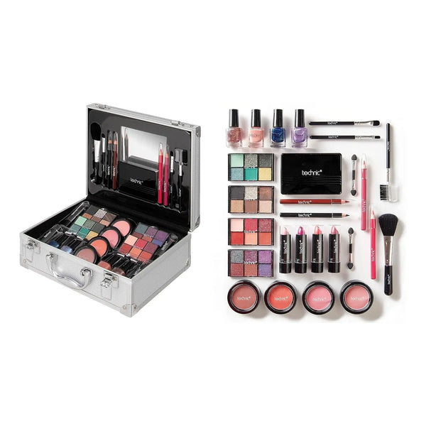 Kit De Maquillaje Profesional 28 Piezas Estuche Tren