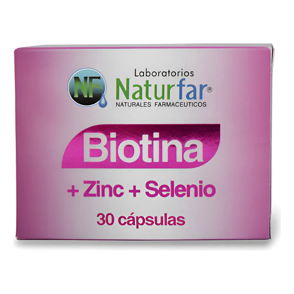 Biotina+zinc+selenio Cap X30 Na Sin Sabor - Imagen 1