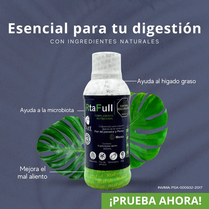 3 Rtafull Salud Higado Graso Menta - Imagen 4
