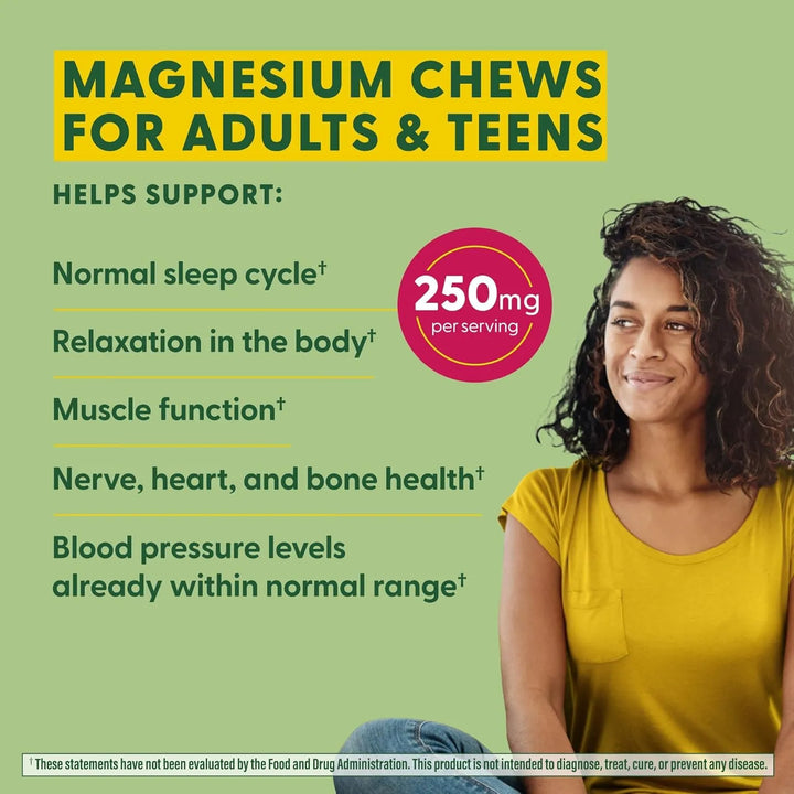 Masticables Relax Calm Magnesio Citrato Malato Salud Corazón - Imagen 4
