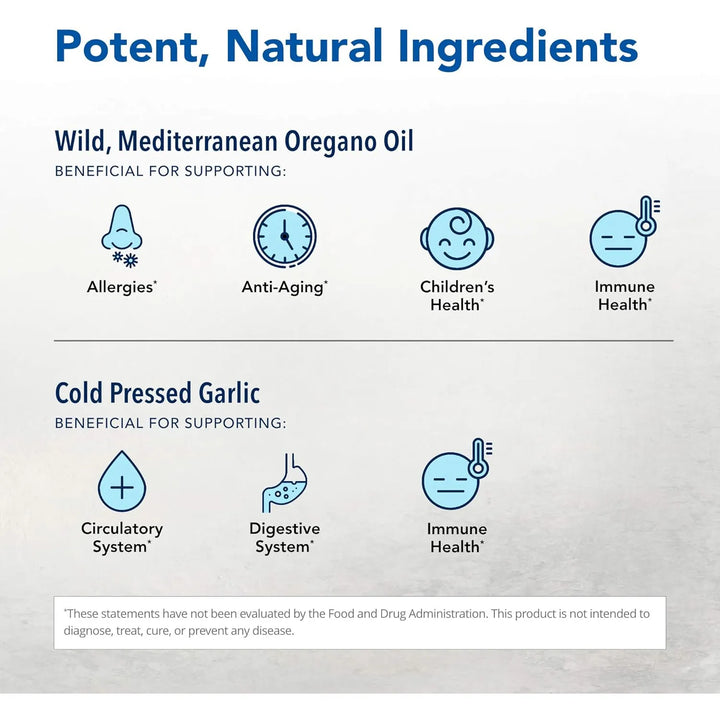 Aceite De Orégano Silvestre Digestivo Inmunológico 90 Cap - Imagen 3