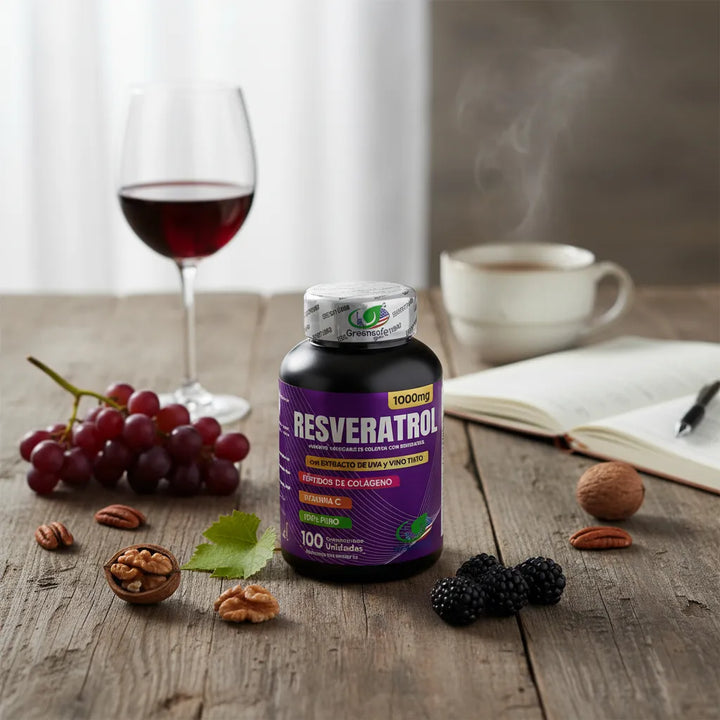 Resveratrol 1000mg 100 Capsulas N/a - Imagen 2
