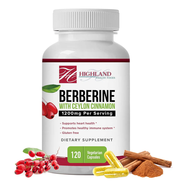Berberina 1200 Mg Con Canela De Ceilán Para Controlar Azúcar - Imagen 1