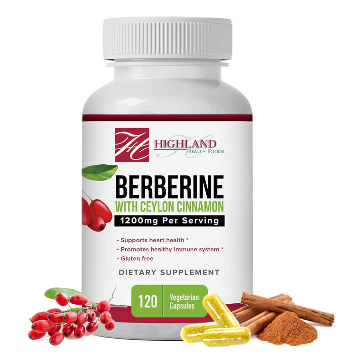 Berberina 1200 Mg Con Canela De Ceilán Para Controlar Azúcar - Imagen 1