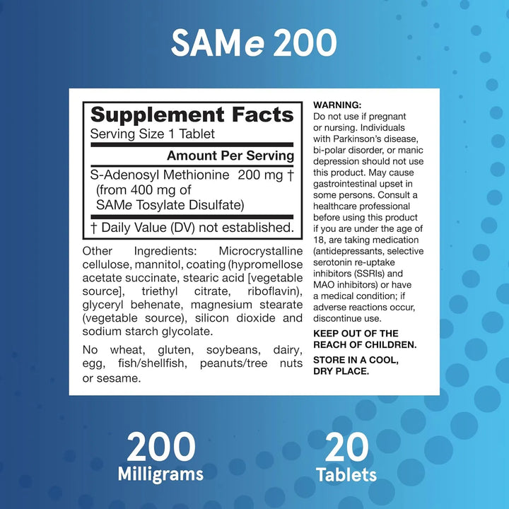 Cápsulas De Sam-e 0.2 G Para Apoyo Emocional Y Bienestar Men - Imagen 6