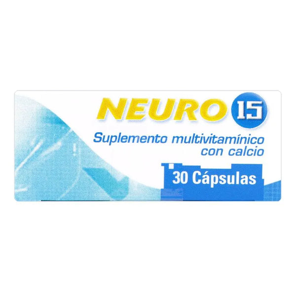 Suplemento Dietario Neuro-15 Incobra Caja X 30 Cápsulas. - Imagen 1