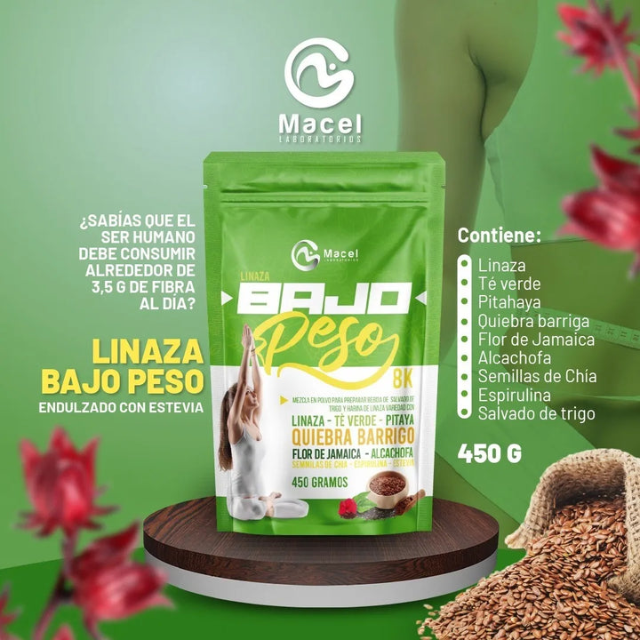 Fibra Adelgazante  Bajo Peso Sin Sabor - Imagen 2