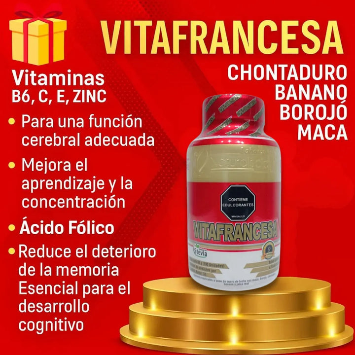 Vitafrancesa Maca Jalea Real Frutos Rojos - Imagen 6