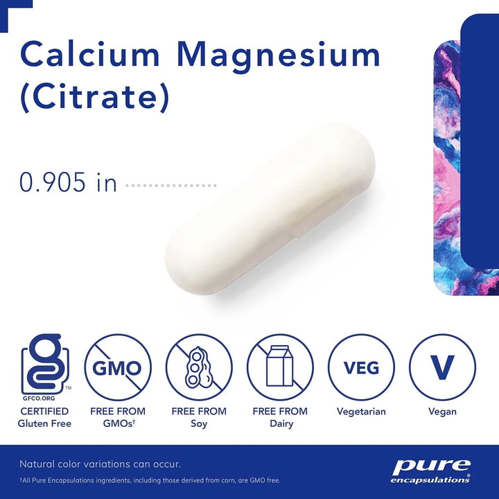 Calcio Magnesio Citrato Calambres Cardiovascular 180 Cap - Imagen 3