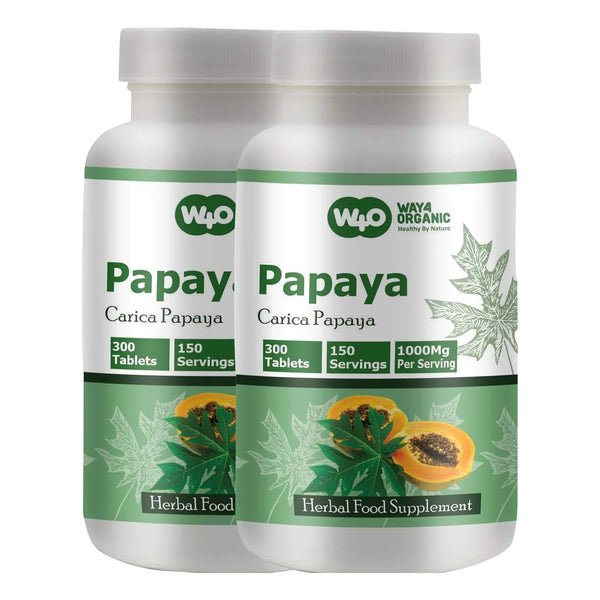 Cápsulas Extracto Hoja De Papaya 300 Tabletas 1000 Mg Apoyo - Imagen 1