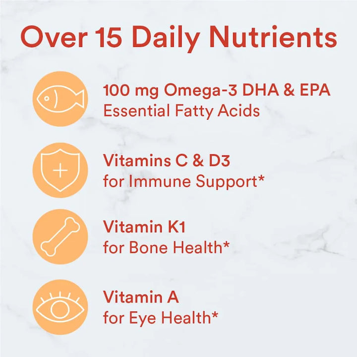 Caramelos De Goma Vitaminas Infantiles Completos Sabor Caram - Imagen 5