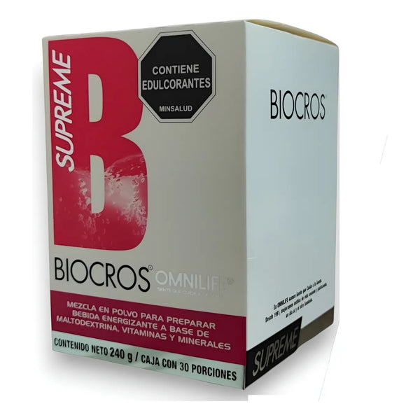 Biocros Supreme X 30 Sobres  Frutas Cítricas - Imagen 1